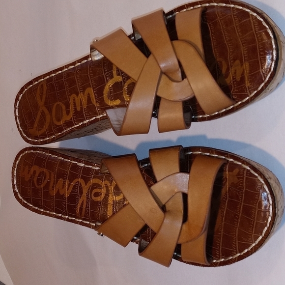 Sam Edelman leather upper platform thong sandal size 38. - Picture 2 of 10